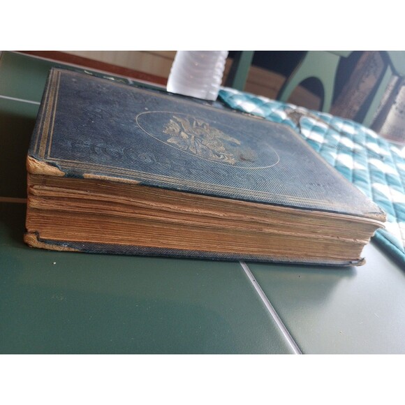 1848 The Sketchbook Of Geoffreycrayon Hardcover Original Designs By F.O.C Darley - Picture 8 of 8